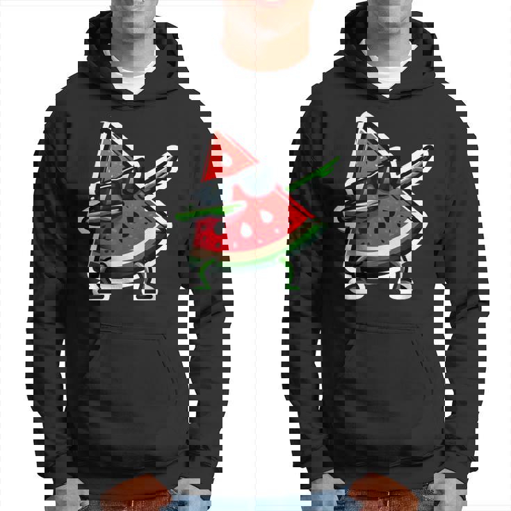 Dabbing スイカ サマーフルーツサングラス スイカ パーカー