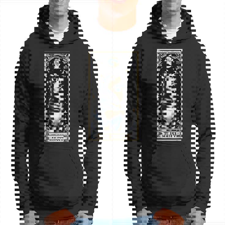 The Husky タロットカード メンズ レディース キッズ シベリアンハスキー パーカー