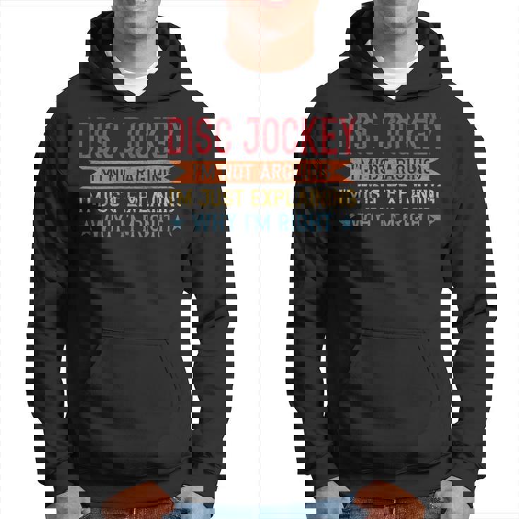 Profession Quote Disc Jockey パーカー