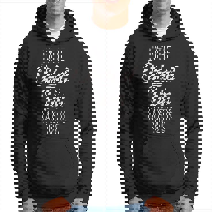 Twins Oldest Twin I Make The Rules 兄弟家族 パーカー