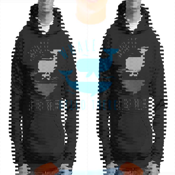 Whale Pun クジラ Hello There Hello Dort ファニークジラ パーカー