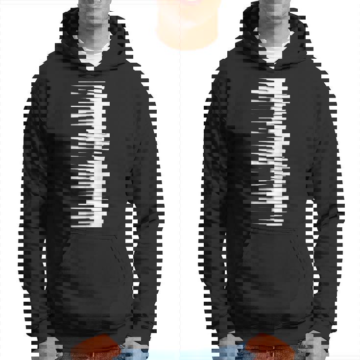 Wobbly ピアノキーボード – ピアニスト&ミュージシャンのグラフィック パーカー