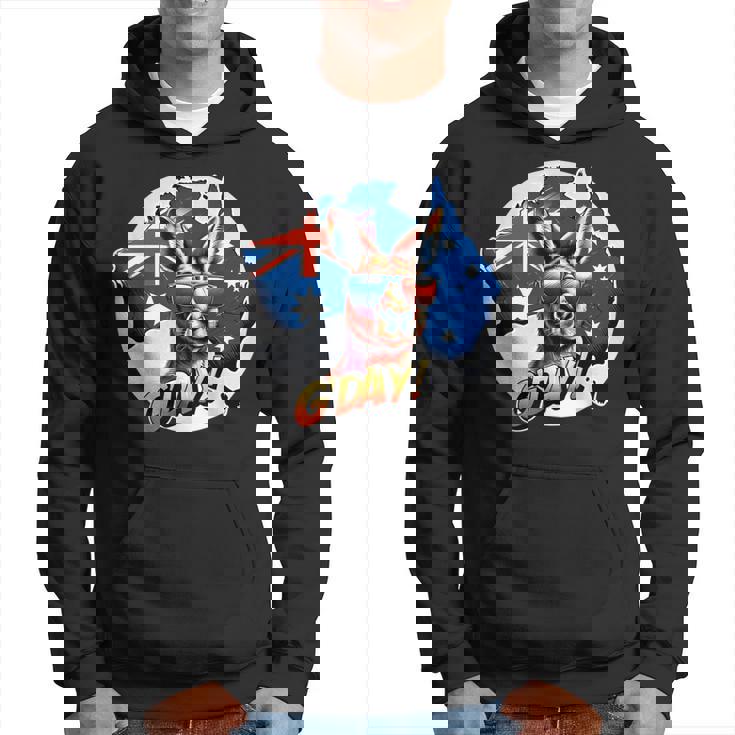 G'dayオーストラリアのお土産カンガルー。 パーカー