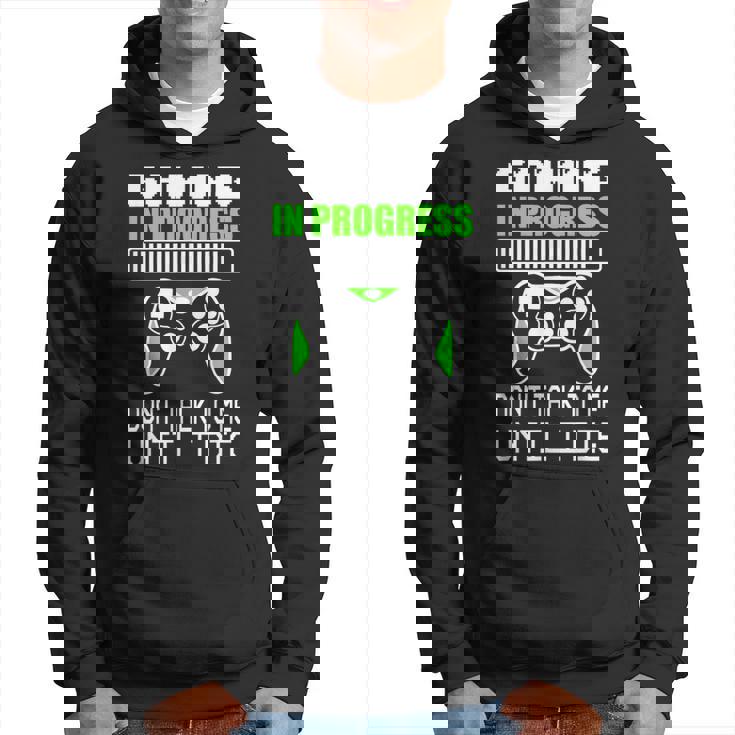 Gaming In Progress Don't Talk To Me Until I Die Gamer Sudadera