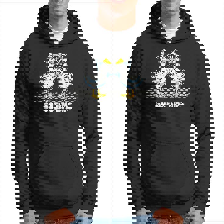 Goose Bumps ユーモラスなことわざ ガチョウの愚かな拳バンプ しゃれ パーカー