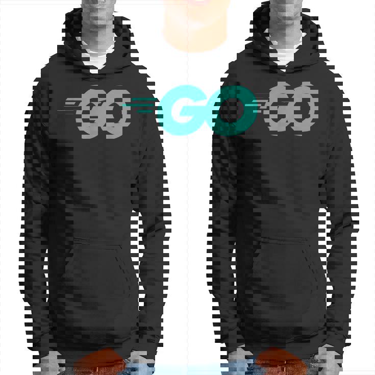 Goロゴ付きのgoプログラミング言語golang開発者 パーカー