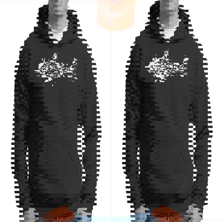 Great Hark サメのシルエット シャークフィッシュホワイトシャーク パーカー