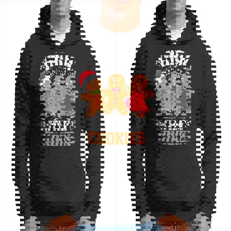 Hangin With My Cookie シャツ メンズ レディース ジンジャーブレッド クリスマス パーカー