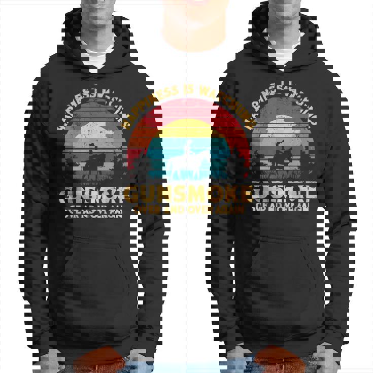 Happiness Is Watching Gunsmoke Over And Over Again Cowboys パーカー