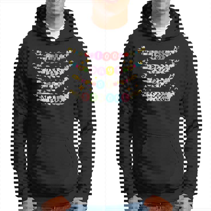 Happy 100 Days Ofchool ブレスレット 教師 学生 100日目 パーカー