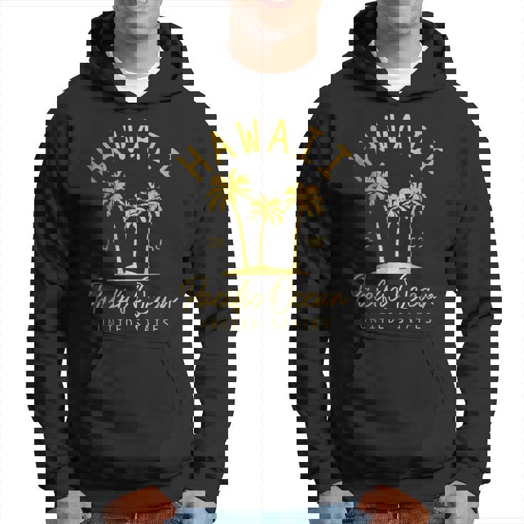 Hawaii Est 1959 ヤシの木 サーフ サーファー マウイ アロハ ハワイアン パーカー