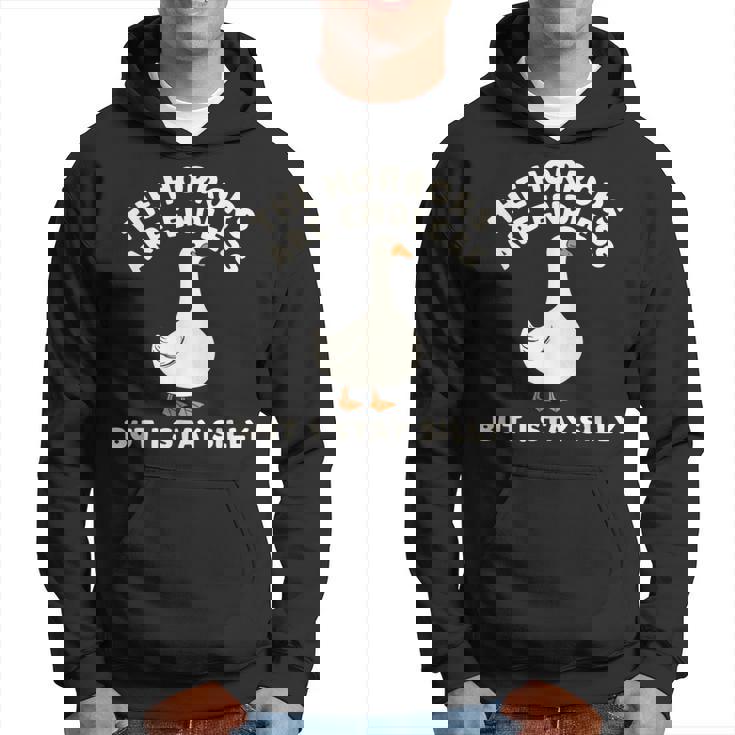 Horrors Are Endless But Itayilly Goose Friends ミームギフト パーカー