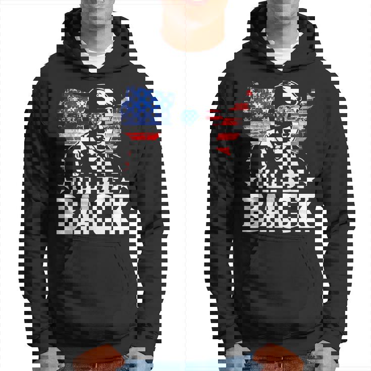 I'll Be Back Trump 2024 アメリカ大統領選挙トランプ パーカー