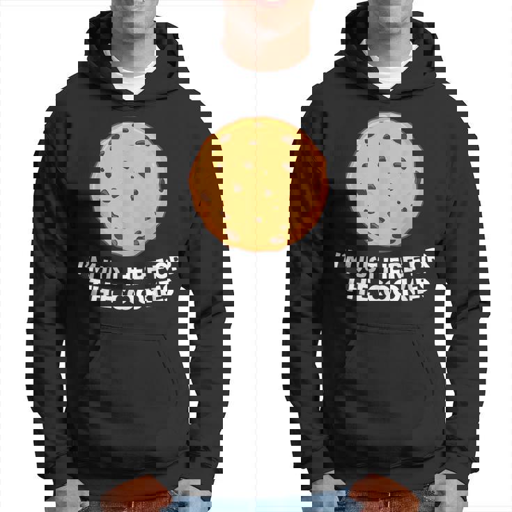 I'm Just Here For The Cookie 面白いチョコレートチップクッキー パーカー