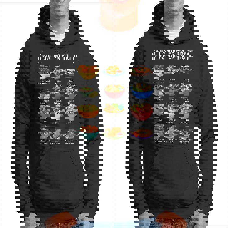 I'm Just Here For The Filipino Food トラディショナルピノイフード パーカー