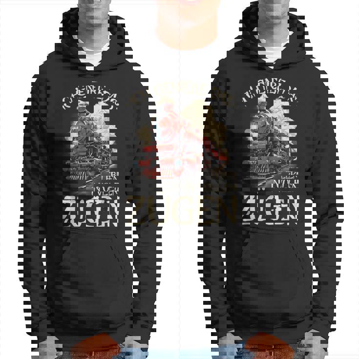 Ich Genieße Das Leben Inollen Zügen 通勤鉄道 パーカー