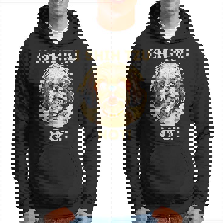 Ihih Tzu Not おもしろシーズー犬 パーカー