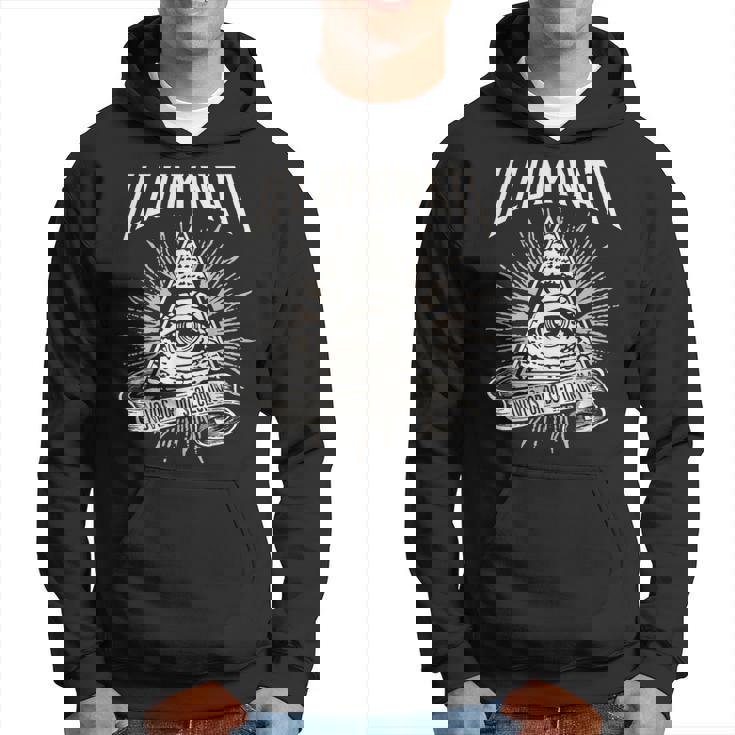 Illuminati New World Order イルミナティ新世界秩序デザイン、プロビデンスの目 パーカー