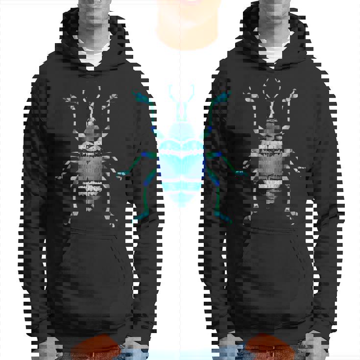 Insecto De Escarabajoerde Azul Con Gorgojo Bonito Y Realista Para Niños Sudadera