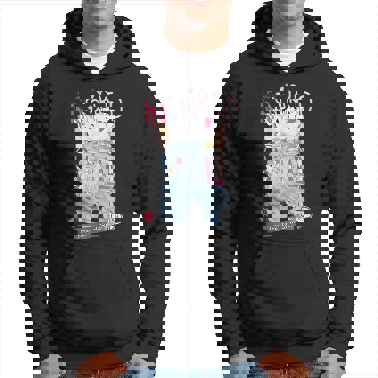 Be Inspired デニム レトロ I Choose Tohine ガールズ グラフィック パーカー