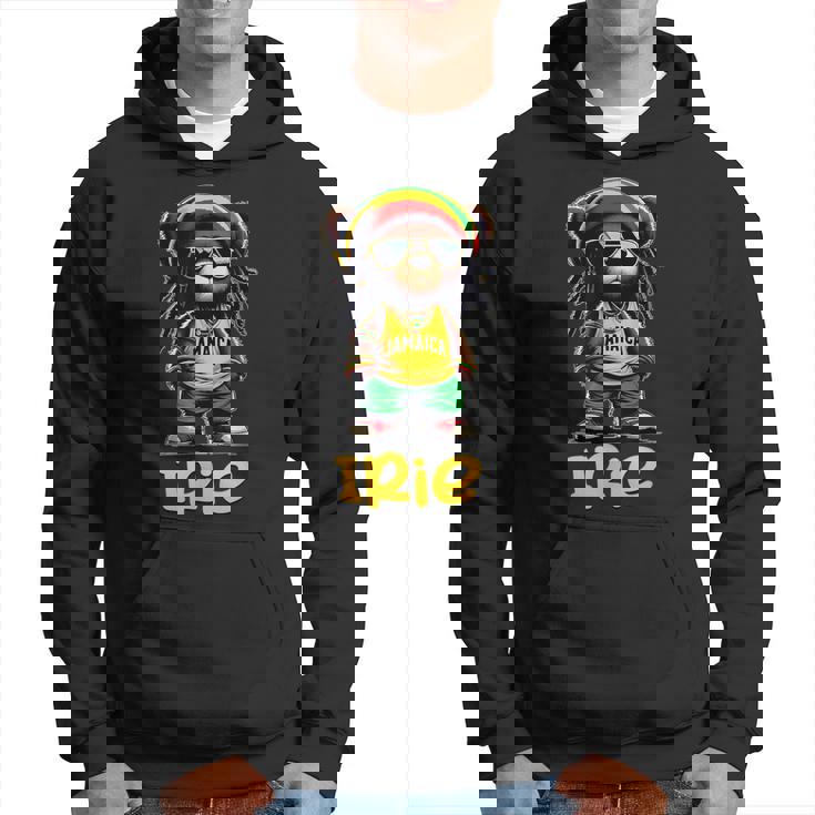 Irie テディベア ジャマイカ ラスタ ルーツ レゲエ パーカー