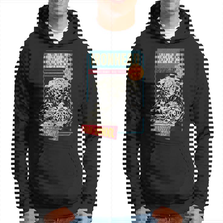 Ironhead Oldchool Hd ピンナップ レトロ オートバイ スポーツスター ホット パーカー