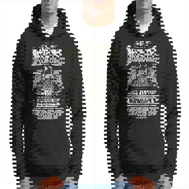 It's A Diesel Thing トラッカー トラック ドライバー メカニック 面白い メンズ パーカー