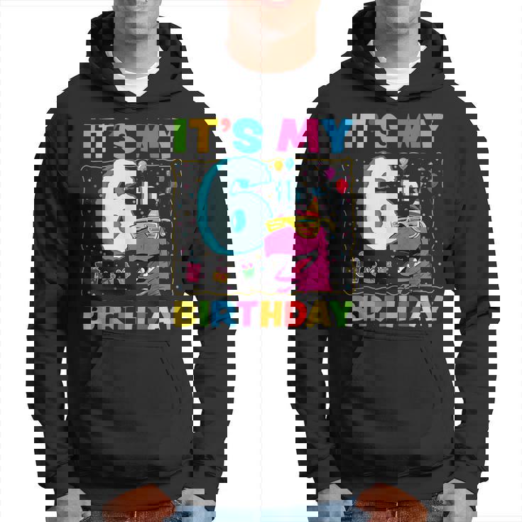 It's My 6Th Birthday Happy 6Ix Year T-Rex 恐竜 面白い パーカー