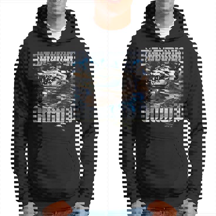 Italian Brainrot Bombardino Crocodilo パーカー