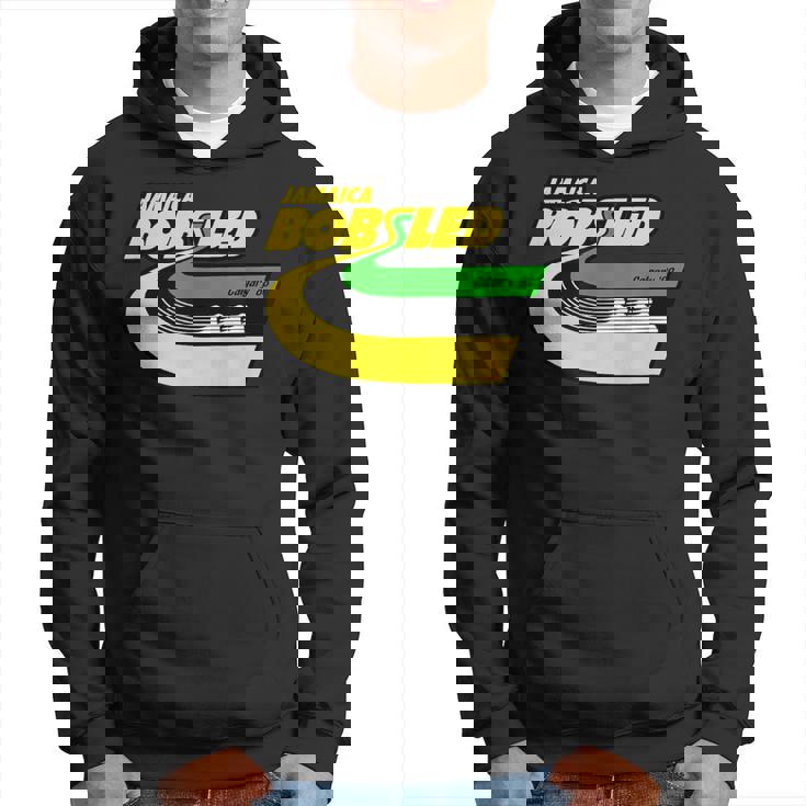 Jamaica Bobsled レトロなボブスレー チーム ジャマイカの国旗 パーカー