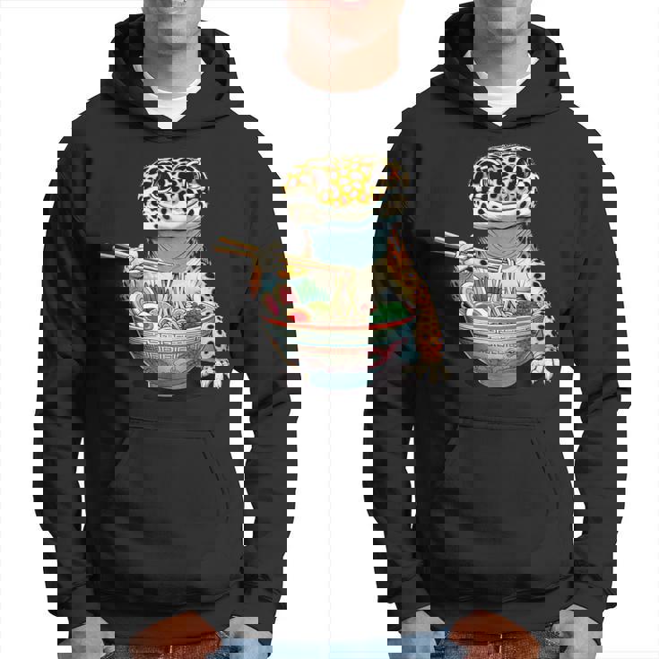 Japanese Kawaii Ramen Reptile Leopard Gecko ヒョウモントカゲモドキ パーカー