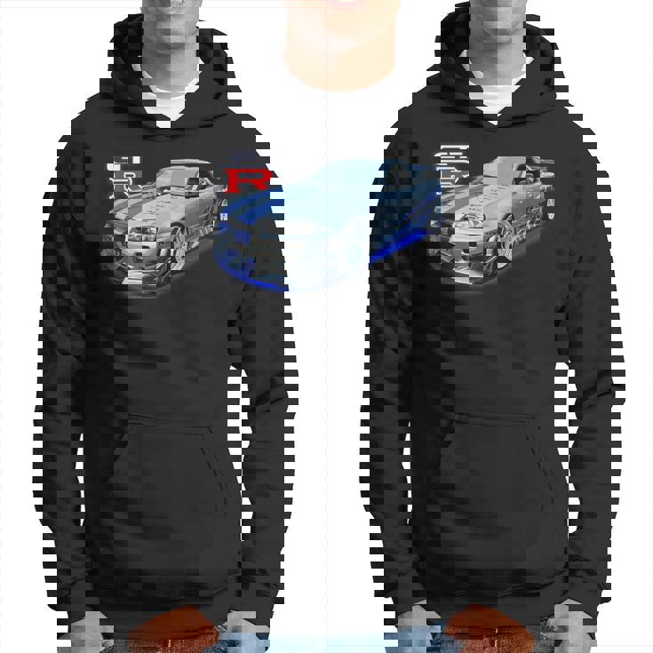 Jdm Car-Spec Kv2 シルバー Bnr34 レース パーカー