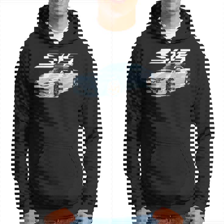 Jdm Car15ertextanced Aspen ホワイト ドリフトマシン パーカー