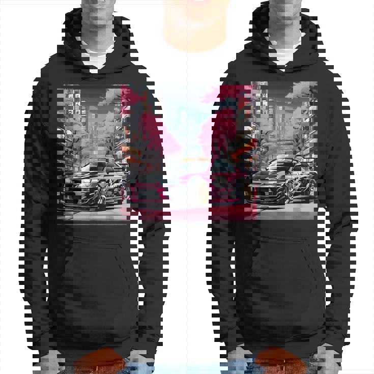 Jdm レトロ 和 ドリフト 車 東京 スカイライン 桜 パーカー