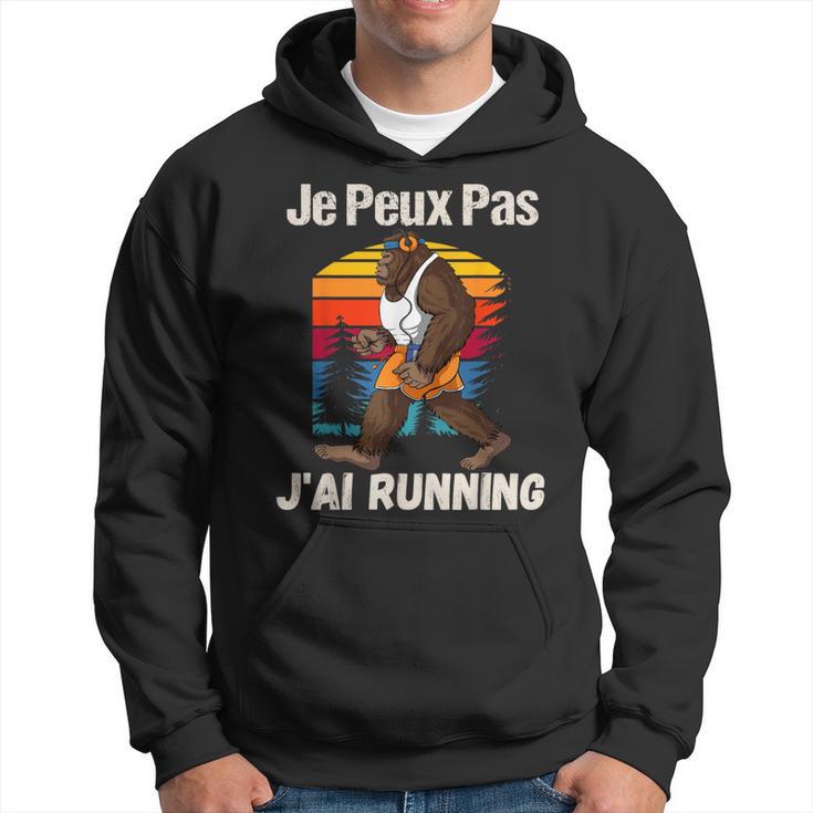 Je Peux Pas J'ai Running Humour Bigfoot Rétro Course À Pied Sweat à capuche