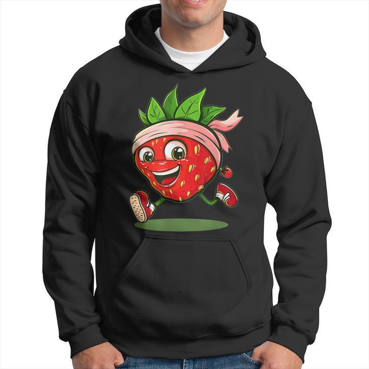 Jolie Fraise Avec Bandeau Pour Les Amateurs Deport Et De Course À Pied Sweat à capuche