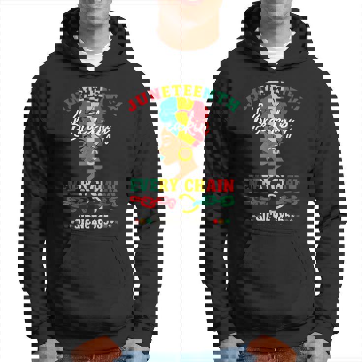 Junenth Breaking Every Chainince 1865 レディース メンズ パーカー