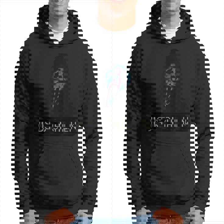 Just Chillin ゴーストフェイス パーカー