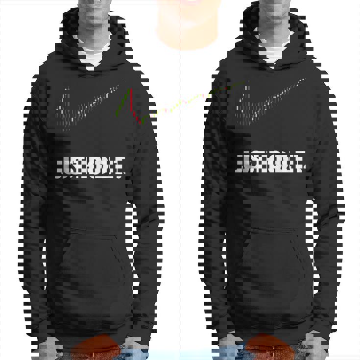 Just Hodl It、クリプトシャツ、暗号通貨、ビットコイン、ドッジ パーカー