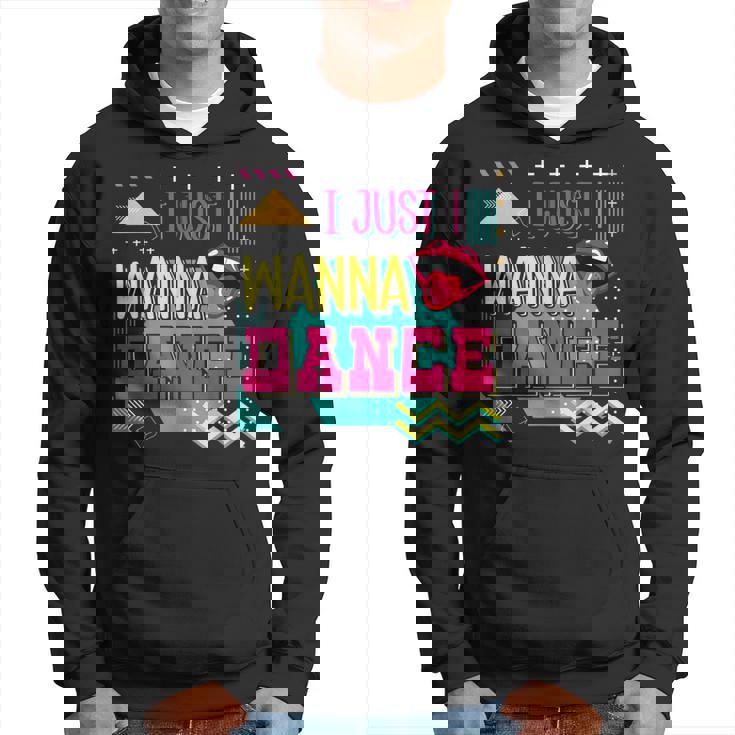 I Just Wanna Dance Lovers ファニーダンシングファン レトロダンサー パーカー