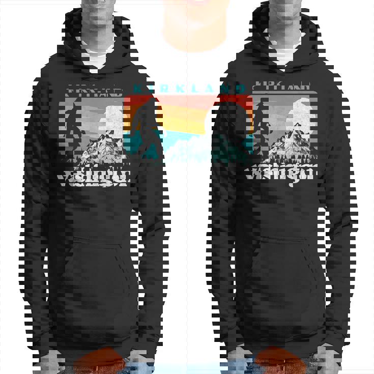 Kirkland Washington Retro 80S Bigfoot パーカー