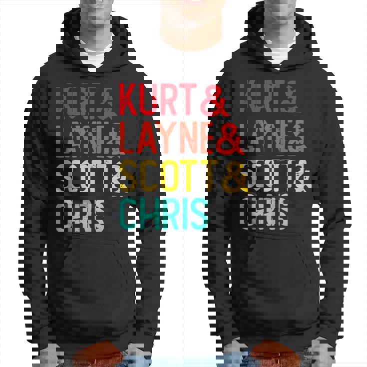 Kurt & Layne &Cott & Chris Fuentes Grunge Distressed Sudadera