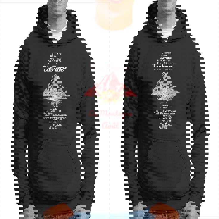 La Montagne Août Sweat à capuche