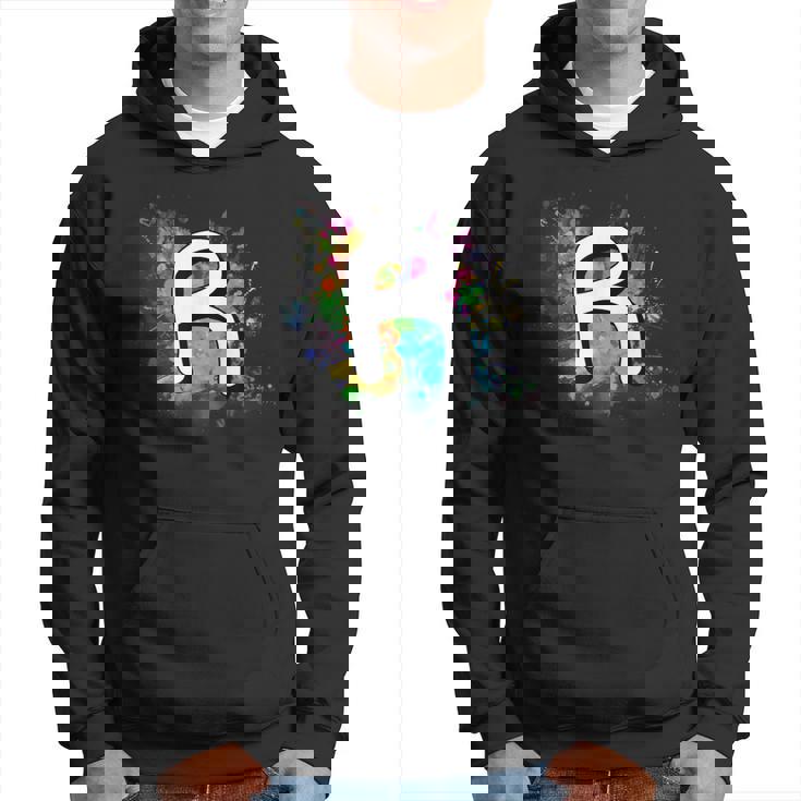 Letra R Retro Para Niñas Y Niños Que Les Gusta La Letra R Sudadera
