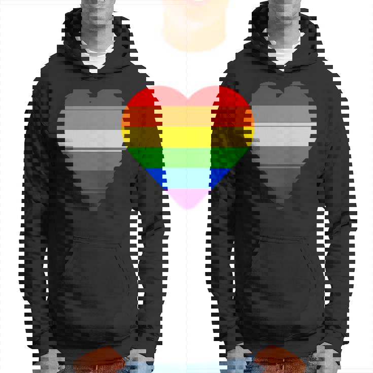 Lgbt レインボー・ハート・フラッグ ゲイ・バイ・ラブ・プライド月間 Lgbtq パーカー