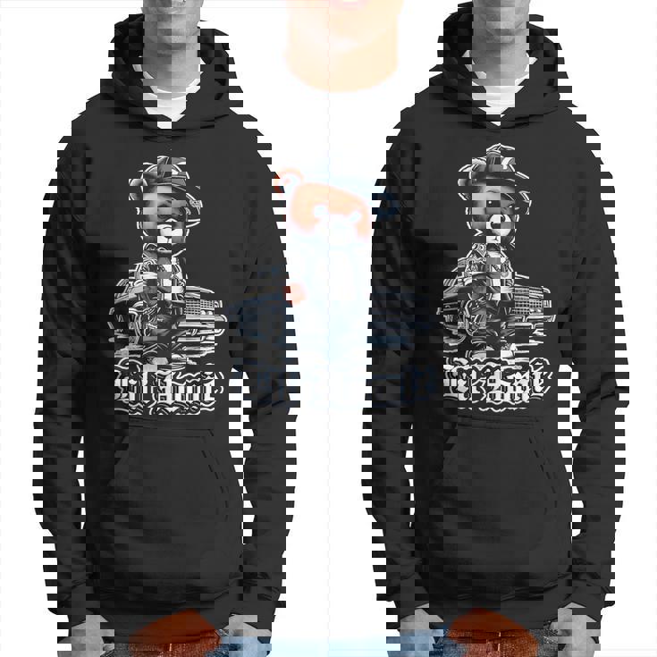 Lil Homie Lowrider かわいいテディベア ヒップホップ ローライダー チカーノ パーカー