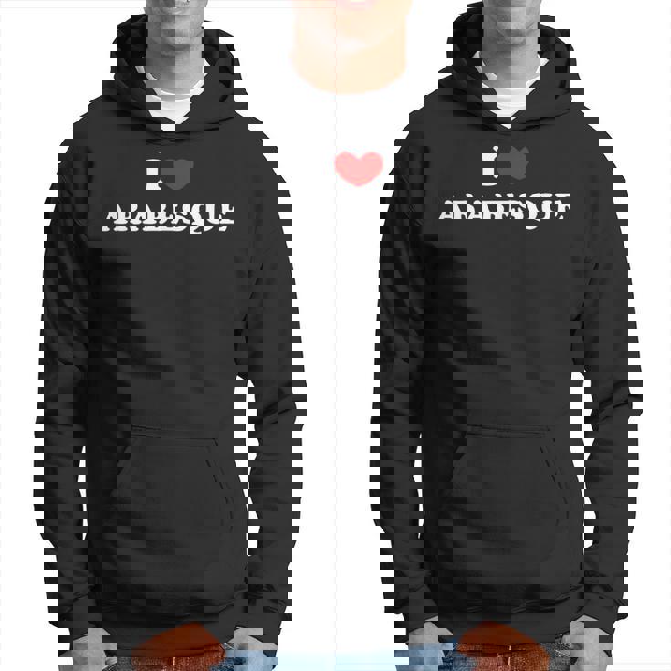 I Love Arabesque I Heart アラベスク パーカー