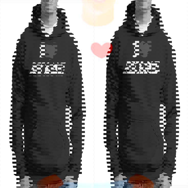 I Love Ayane 私は愛する Ayane パーカー