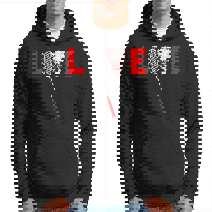 Love Badminton レトロバドミントンラバー パーカー