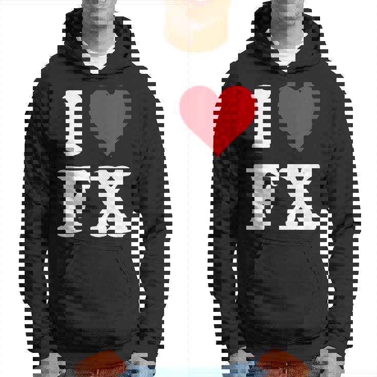 I Love Fx イニシャル I Heart FX 名前 F X パーカー